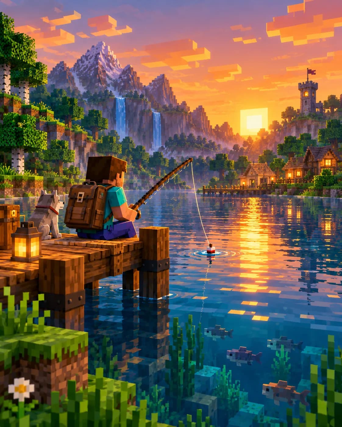 Minecraft – rybaření ve hře