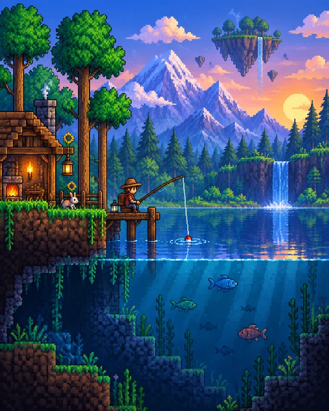 Terraria – rybaření ve hře