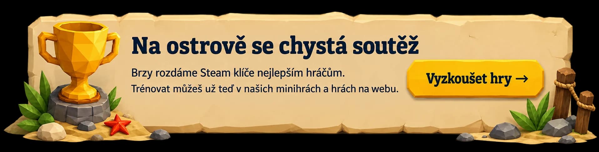 Soutěž o Steam hry